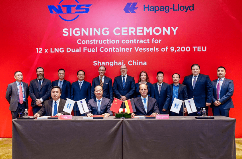  Hapag-Lloyd encomenda 24 novos navios porta-contêineres